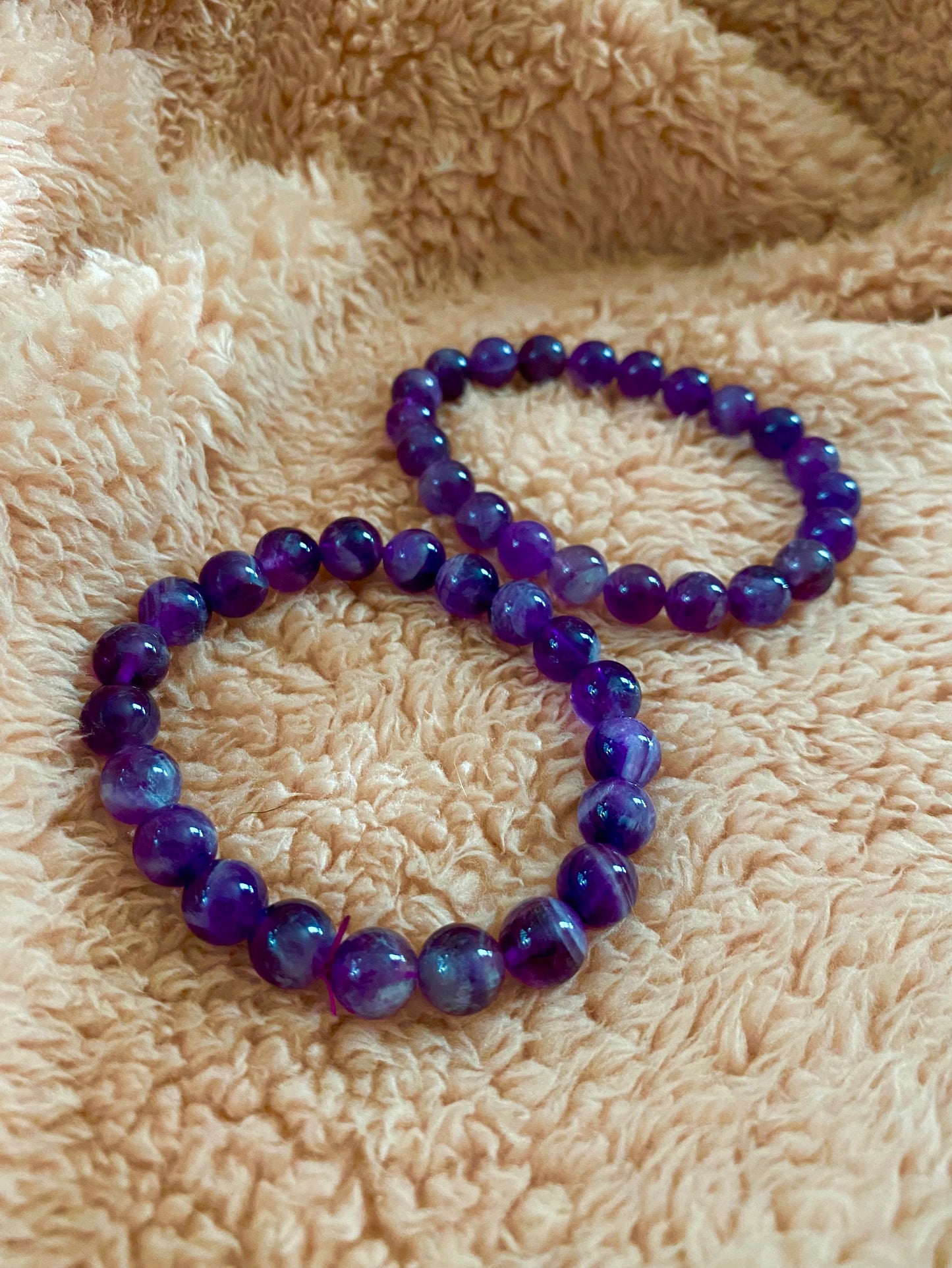 8mm Crystal Beaded Bracelets *ALL TYPES*