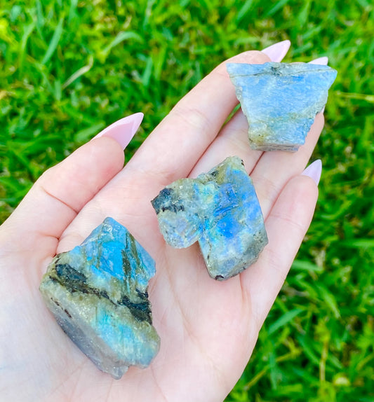 Labradorite Raw Crystal 1-2"