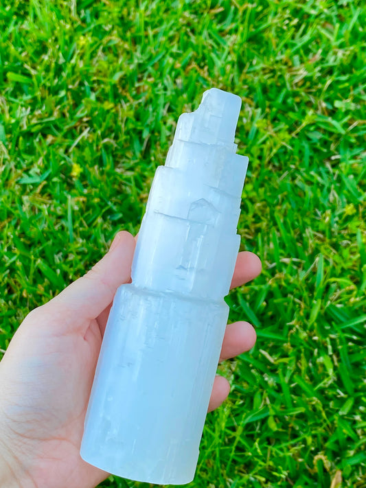 Selenite Crystal Towers 6-6.5" / Selenite Charging Towers